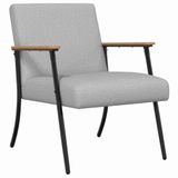 vidaXL Fauteuil Wolkgrijs Stof