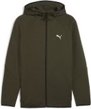 PUMA EVOSTRIPE FZ Hoodie DK Heren Trui - Dark Olive