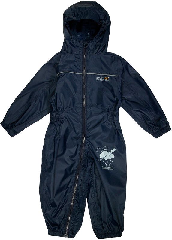 Regatta Puddle - Regenpak - Kinderen - 116 - marine - Polyester
