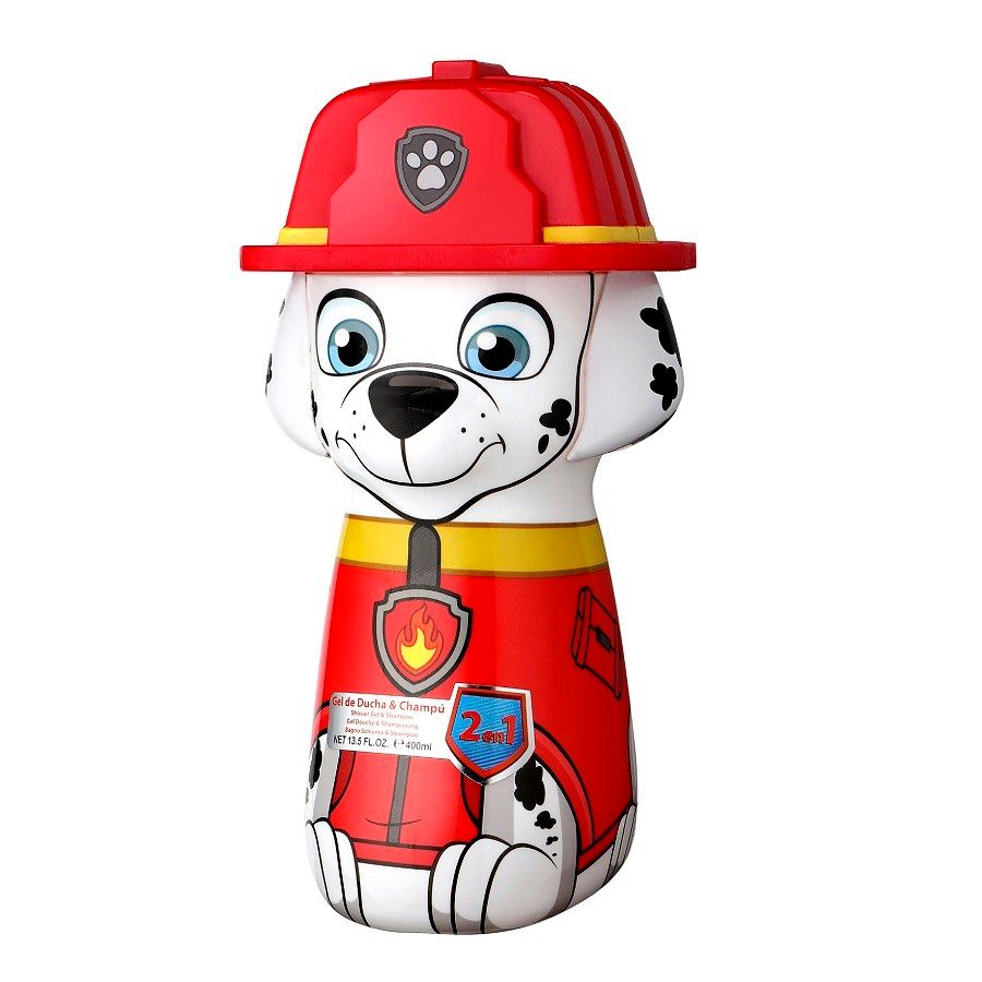 Disney Paw Patrol Shower Gel & Shampoo 2D Marshall 400 ml