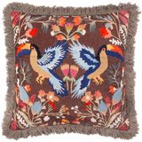 Wylder Tropics Spiegelend Toekan Geborduurd Polyester Gevuld Kussen - Multicolour - 45x45cm