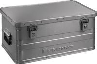 Promat/Tecwerk Aluminium box | L580xl380xh275mm 47 l | avec couvercle rabattable et serrure à cylindre - 9000447951