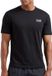 EA7 T-shirt à manches courtes et col rond - Noir