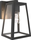 LUTEC Fia Wandlamp voor buiten - Mat zwart