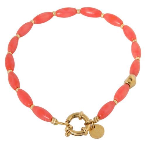 Label Kiki gold plated armband Peachy Baby
