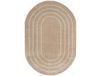 Tapis Ovale Shaggy Beige 120x170