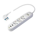 Poly Pool PP2526 Stekkerdoos - 1.5 m - Wit - Met USB - 2021 model