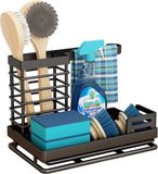 Unyqoos® RVS spoelbakorganizer, noir