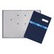 Pagna 24052-22 Signature Folder, A4, Cardboard, Fabric, Blue