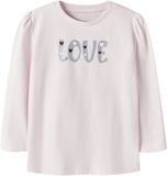 NAME IT NMFOLINAS LS TOP PB Meisjes Lange mouwen shirts Cherry Blossom 116