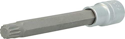 BRILLIANT TOOLS BT022955 1/2" veeltandbitdop M12 - 140 mm - Powered by KS TOOLS