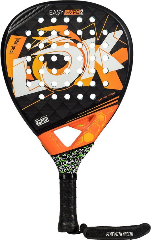 Lok Easy Hype Gen2 Padelracket Oranje