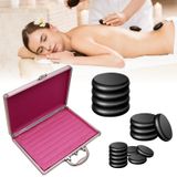Merkloos Stone Massageset Massagestenen - 16 stuks - Basaltstenen - Met verwarmingsapparaat - Ideaal voor thuis