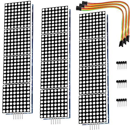 AZ Delivery 3 x MAX7219 8x32 4 in 1 Dot Matrix LED Display Module compatibel met Arduino Inclusief E-Book!