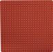 MSV Quadro Antislip Douchemat - Badmat Antislip voor Douche en Badkamer - Veiligheidsmat van SBS Rubber - Terracotta - 54 x 54 cm