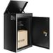 VEVOR Pakket Drop Boxes voor Buiten 15.4 "x 10.6" x 20.5", Gegalvaniseerd Staal Muur Mount Brievenbus met Gecodeerd Slot, Anti-Diefstal Baffle, IPX3 Waterdichte Afsluitbare Grote Brievenbus voor