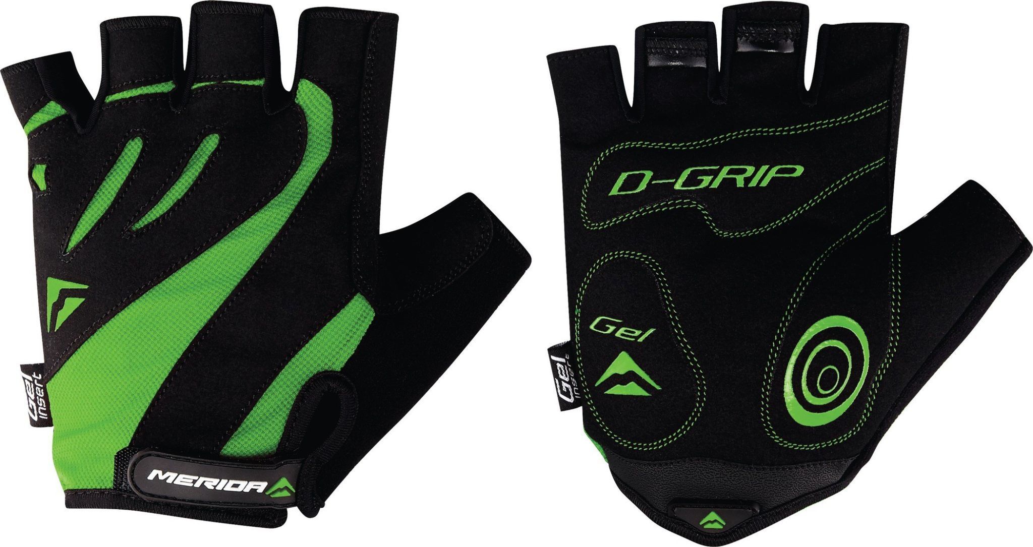 Merida Handschoenen Kort Zwart/Groen