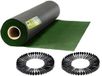 Plonos Tuinagrotextiel 1,6 m x 50 m 90 g/m2 + 100 Plonos spelden - zwart-groen