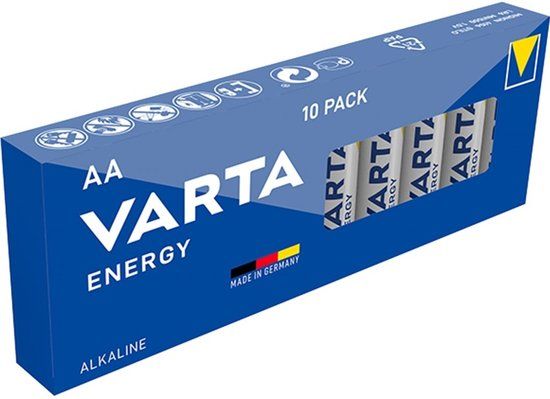 Varta AA (LR6) Energy batterijen - 10 stuks in blister