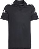 Adidas Squadra 25 Cotton Korte Mouw Poloshirt Zwart 15-16 Years Jongens,Meisjes