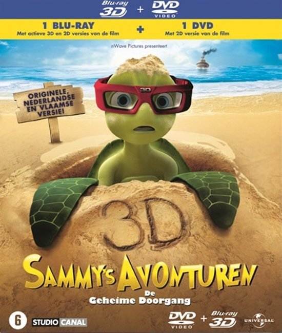 Animation Sammy's Avonturen - De Geheime Doorgang (3D + 2D Blu-ray + Dvd Combopack blu-ray (3D)