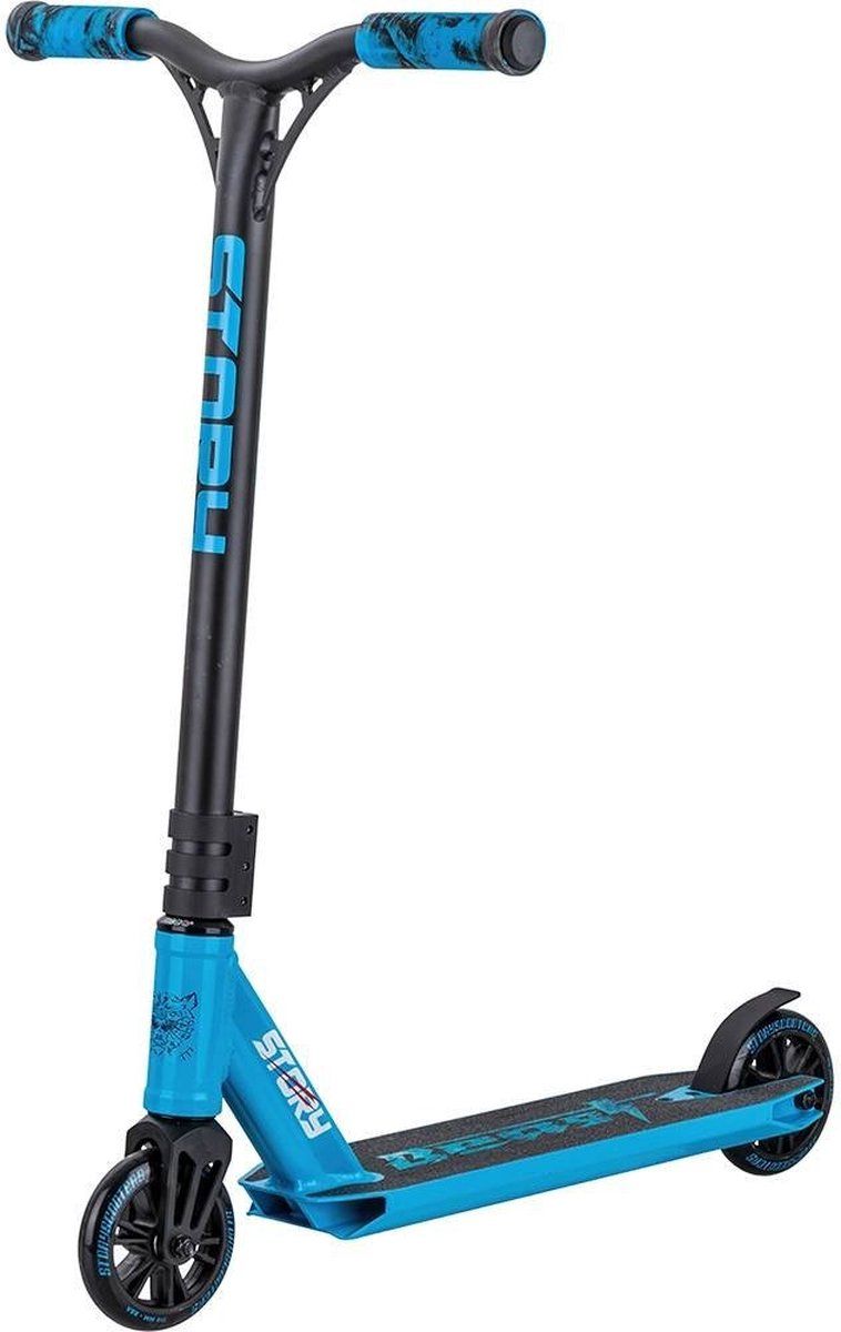 Story Beast Stuntstep Blueberry - Aluminium - Blauw - 2023