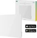 Hombli Smart Infrarood Verwarmingspaneel - 400W - Wit Glas
