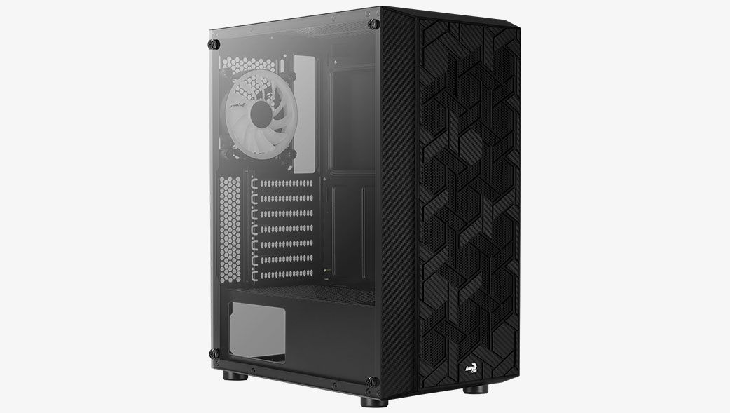 Aerocool Hive-G-BK-v3 - Computerbehuizing - Zwart