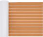 vidaXL - Bootmat - Gestreept - Bruin en wit - 240 x 60 cm - EVA