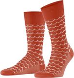 FALKE Sea Rock gedessineerd katoen Sokken heren orange - maat 39-42