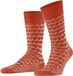 FALKE Sea Rock gedessineerd katoen Sokken heren orange - maat 39-42