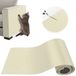 Protection anti-rayures chat autocollant - 100 x 30 cm - Beige - Réutilisable - Découpe sur mesure
