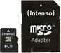 Intenso 8GB MicroSDHC Class 10 - Zwart