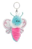 62886 Flibbies 62886 Sleutelhanger, vlinder, 10 cm, blauw, pluche