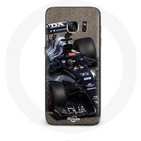Maniacase Etui voor Samsung Galaxy s7 Formule 1 Yuki Tsunoda F1 Coureur Blauw