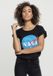 urban classics Mister Tee NASA - NASA Insignia Dames T-shirt - Zwart - 4XL