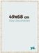 yd. Cadre photo 49x68 cm Blanc Vintage MDF