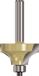 Rotec HM Kwartrondprofielfrees S=8,0 D=31,7 R=9,5 met geleidelager