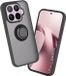 Techsuit Hoesje geschikt voor Xiaomi 17T - Glinth Back Cover met ring en magneet - Zwart