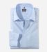 OLYMP Luxor chemise coupe confort - popeline - bleu - sans repassage - tour de cou : 42 (taille UE : L)