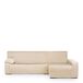 Eysa Light Bankhoes voor chaise longue Mini, met lange arm aan de rechterkant, kleur ecru