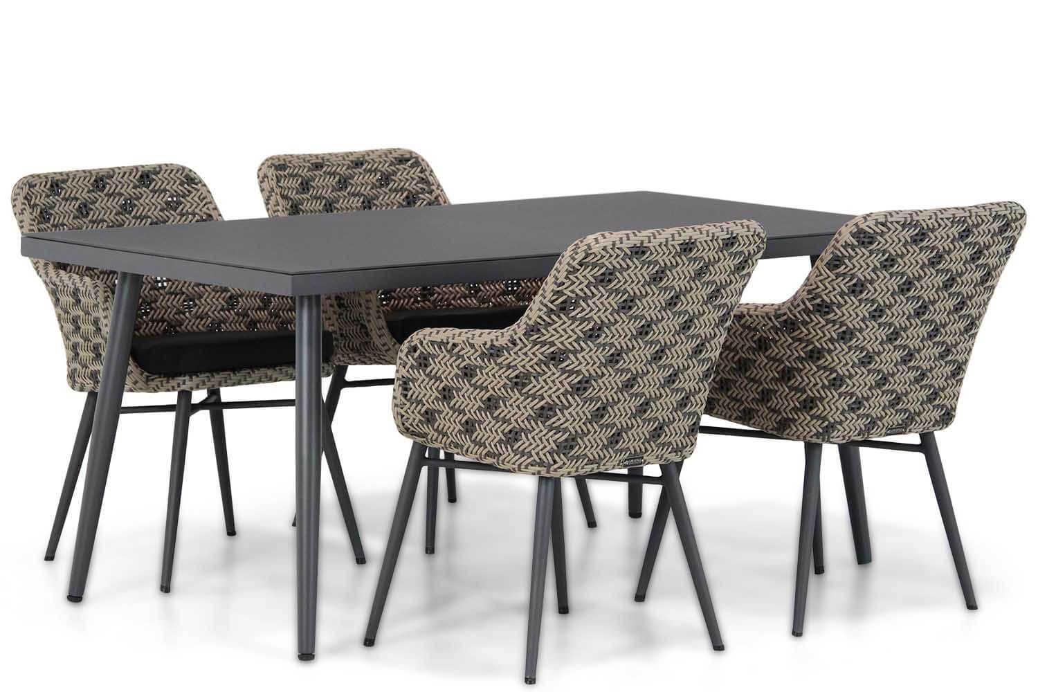 Lifestyle Garden Furniture Crossway/Valencia 170 cm dining tuinset 5-delig - 7423635172110