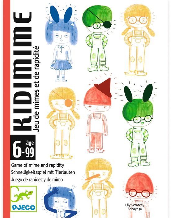 Djeco kaartspel Kidimime - familiespel FSC MIX 6+