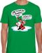 Bellatio Decorations Shoppartners Bv Fout Kerst shirt / t-shirt - Zingende kerstman met gitaar / All I Want For Christmas - groen voor heren - kerstkleding / kerst outfit XXL