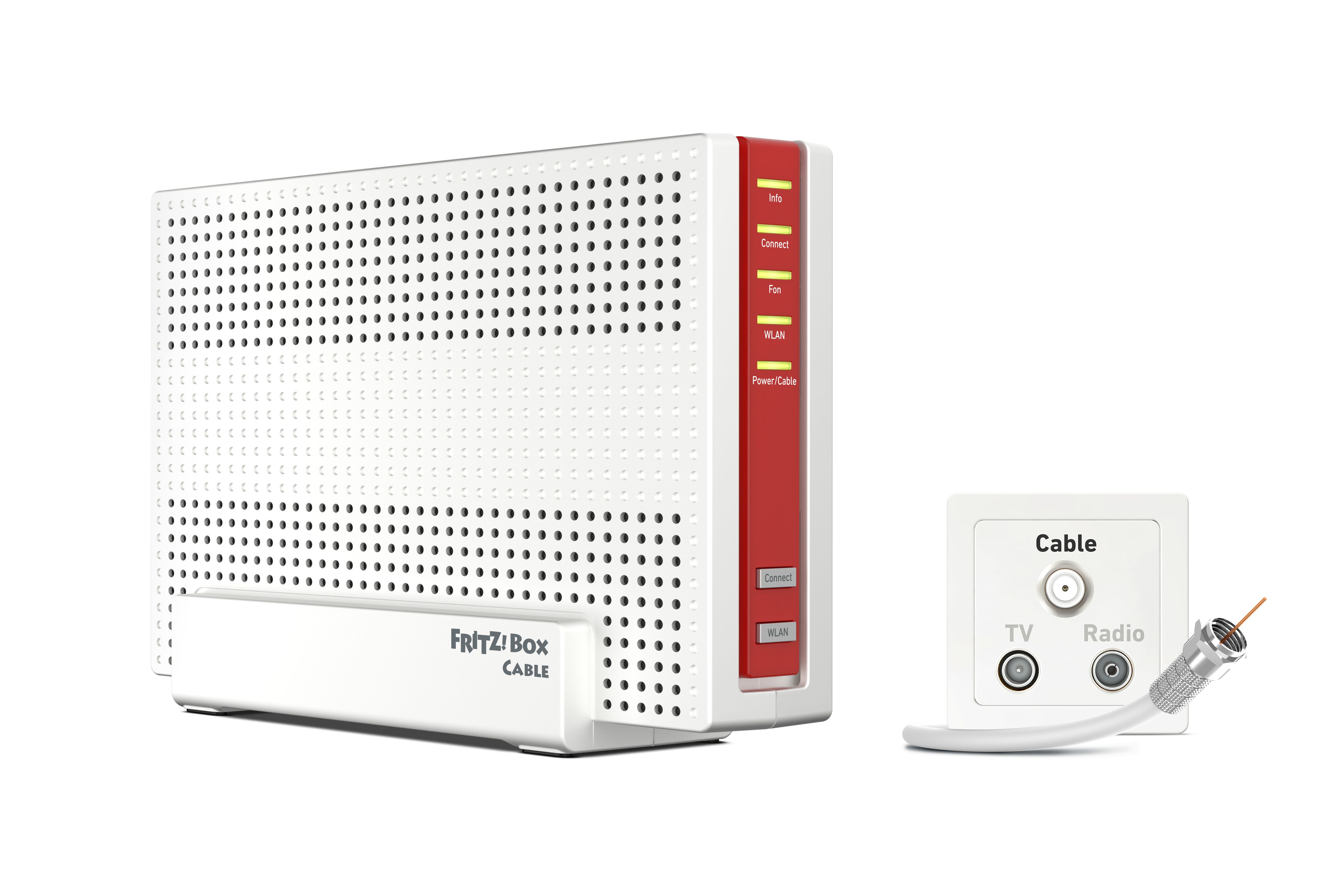 FRITZ! AVM FRITZ!Box 6690 Cable - WiFi 6 Router - 6000 Mbps - Dual-Band - Mesh Master