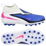 Nike Phantom 6 Academy High Cut Ag Attack - Bleu/rose/blanc Enfant - Herbe Synthétique (Ag), pointure 33½