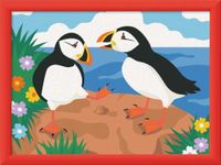 Ravensburger CreArt - Schilderij volgens Numbers 25887 - Papegaaiduikers - vanaf 9 jaar