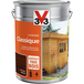 V33 Lasure Classique Solvantée Acajou Satin 5l