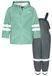 PLAYSHOES Combinaison fonctionnelle anthracite / vert menthe / blanc