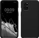 kwmobile hoesje geschikt voor OnePlus 8T - Hoesje met siliconen coating - Smartphone case in mat zwart